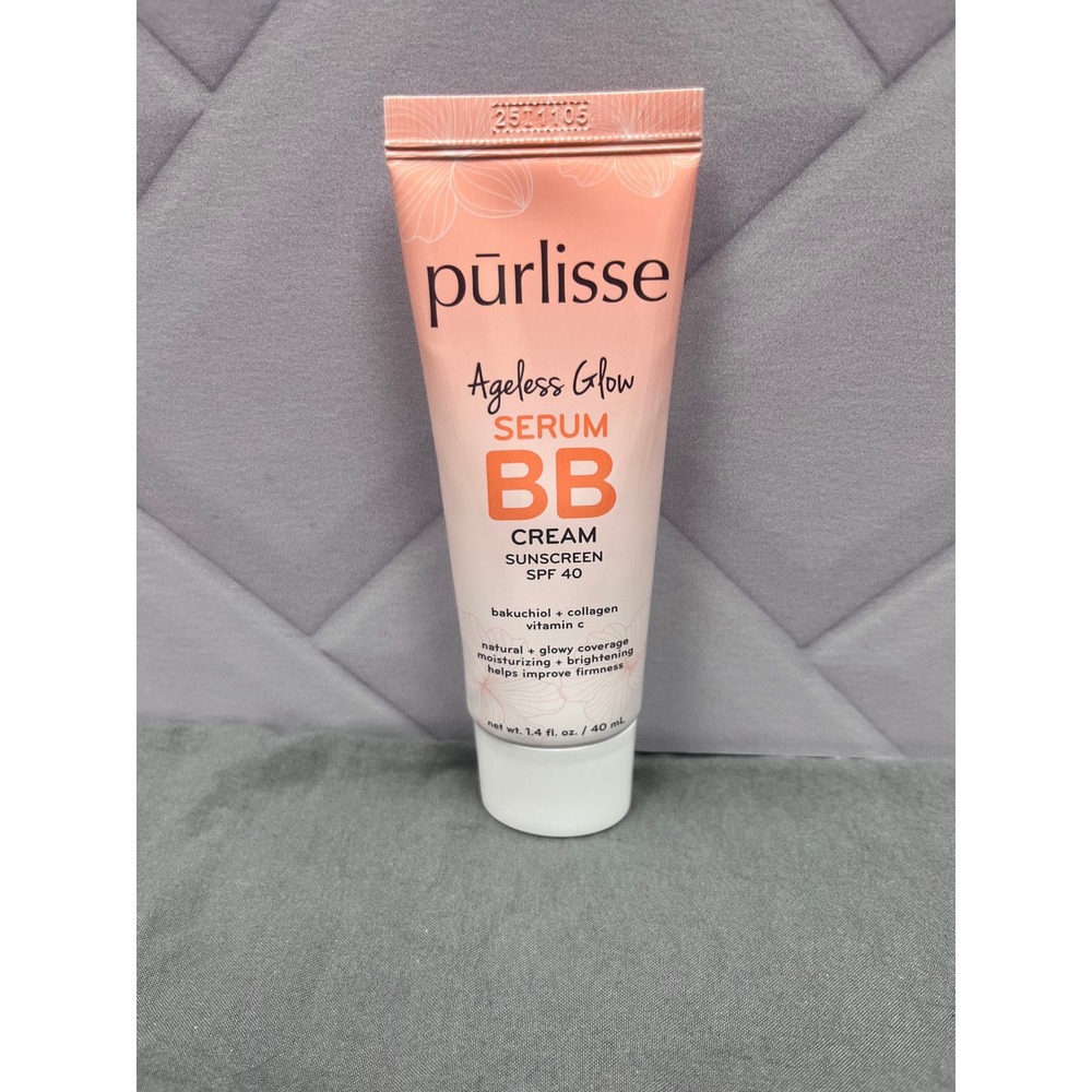 Purlisse Ageless Glow Serum BB Cream SPF 40  - Light Medium (1.4 oz / 40 ml)